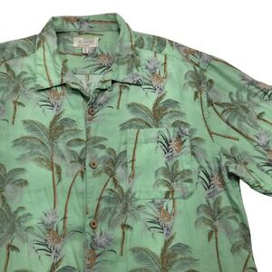 VTG ISLANDER Hawaiian Shirt Palm Tree Pineapple‎ Print Short Sleeve Mens XL